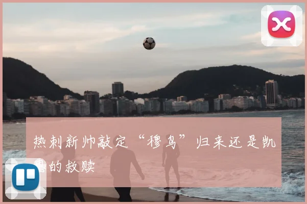 热刺新帅敲定“穆鸟”归来还是凯恩的救赎